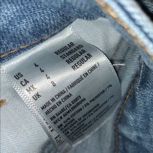 American eagle jean skirt